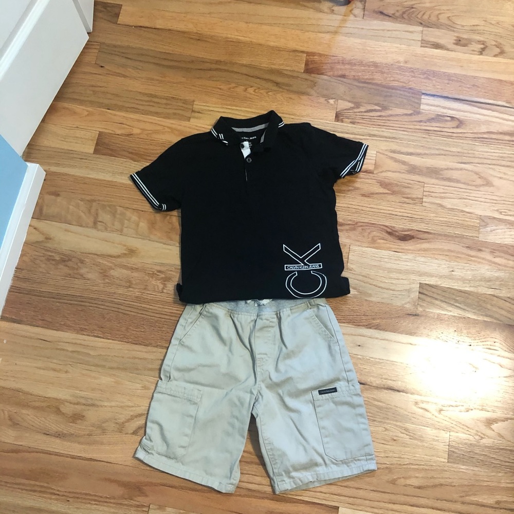 Calvin Klein boy matching set for 7 year old